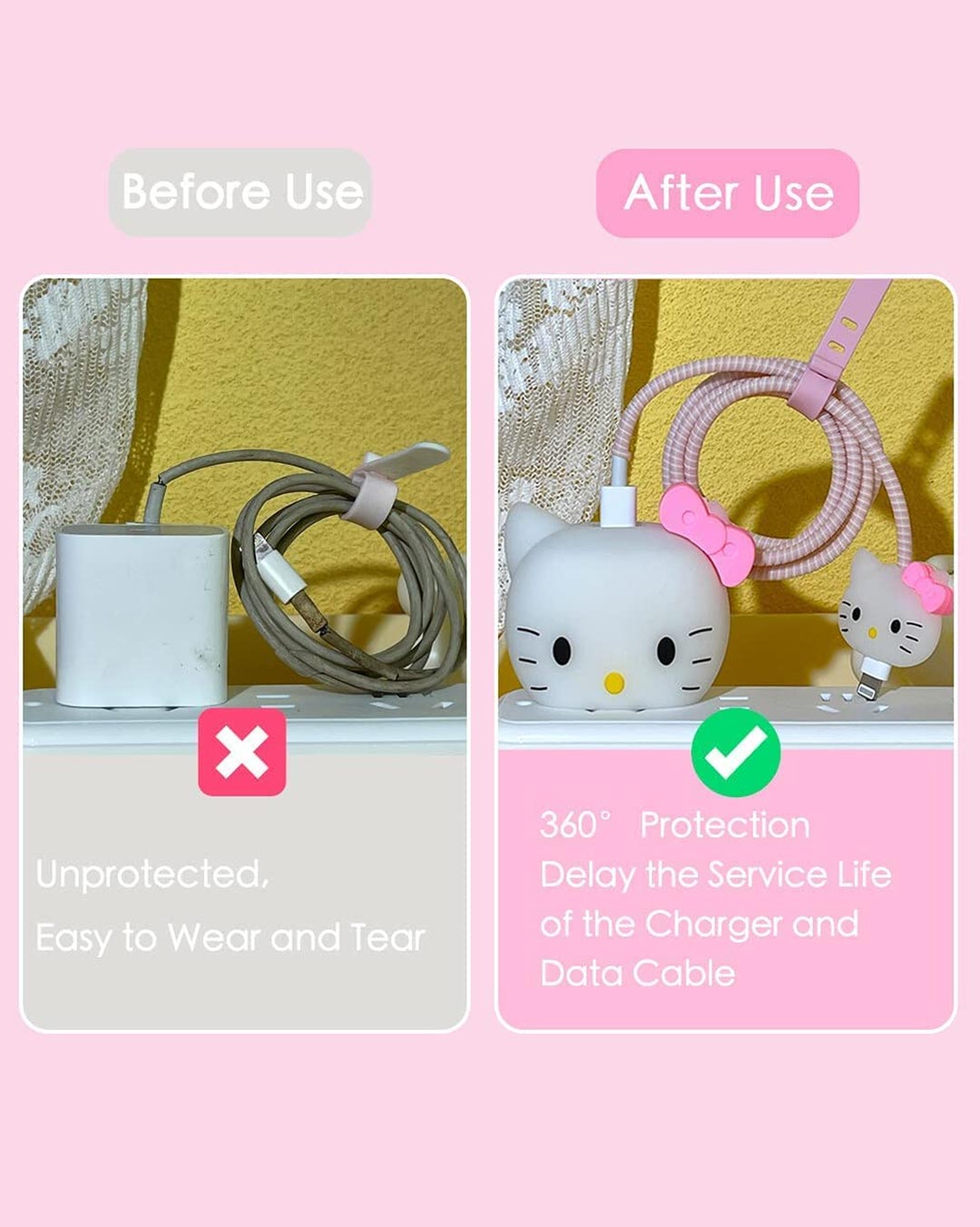 Daisy Duck - iPhone Charger Case and Cable Protector