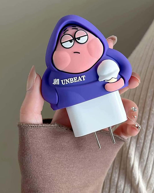 Spongebob Patrick - iPhone Charger Case and Cable Protector