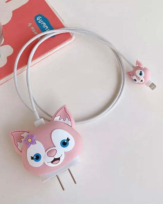 Cute Kitty - iPhone Charger Case and Cable Protector