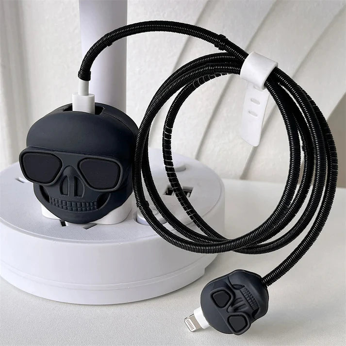 Drip Skull - iPhone 18-20W Charger Adapter and Cable Protector Case