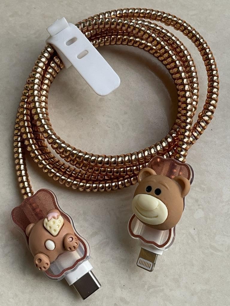 ChocoBear - iPhone 18-20W Charger Adapter and Cable Protector Case