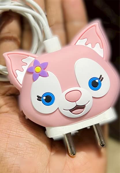 Pink Kitty - iPhone 18-20W Charger Adapter and Cable Protector Case