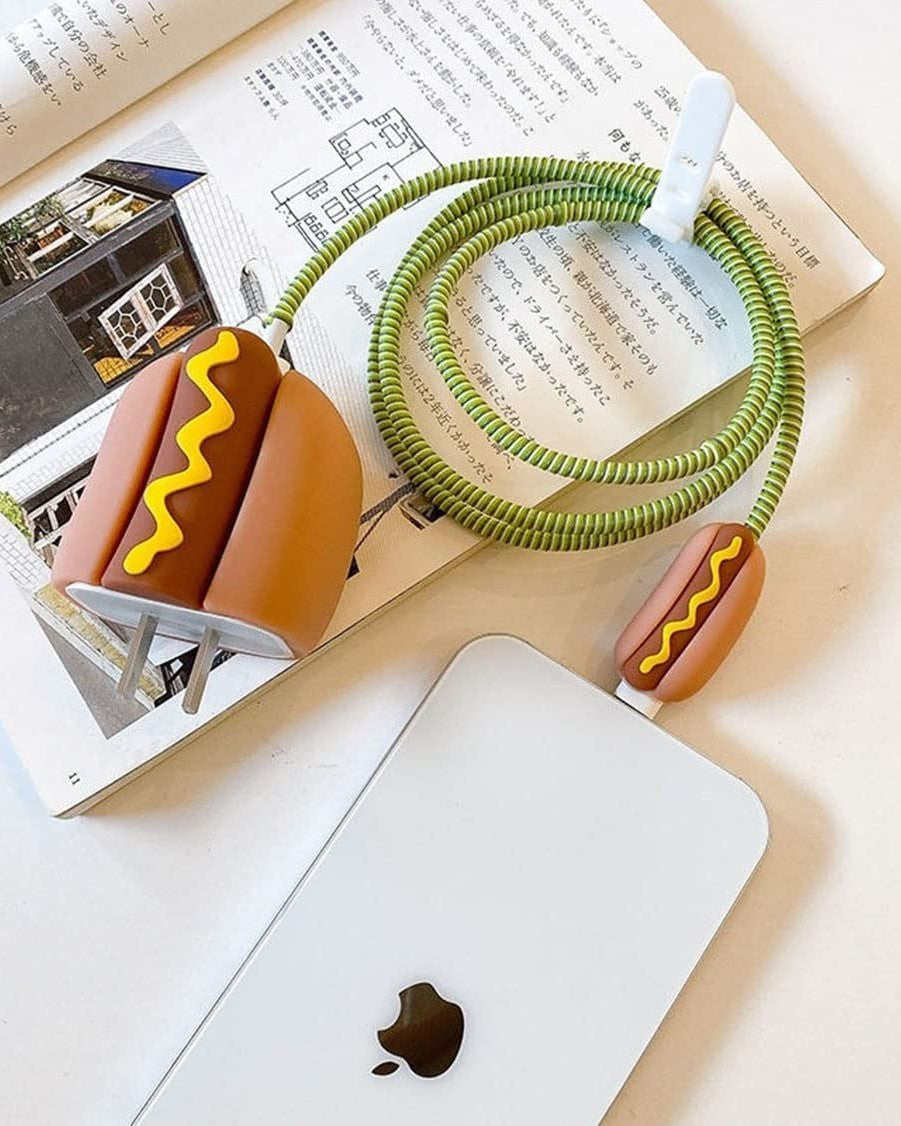Hot Dog - iPhone Charger Case and Cable Protector