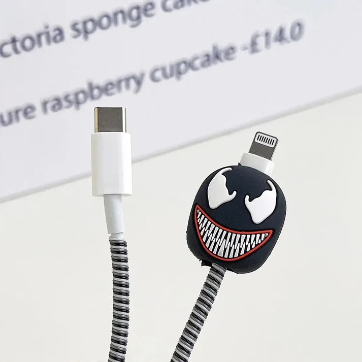 Marvel Venom - iPhone 18-20W Charger Adapter and Cable Protector Case