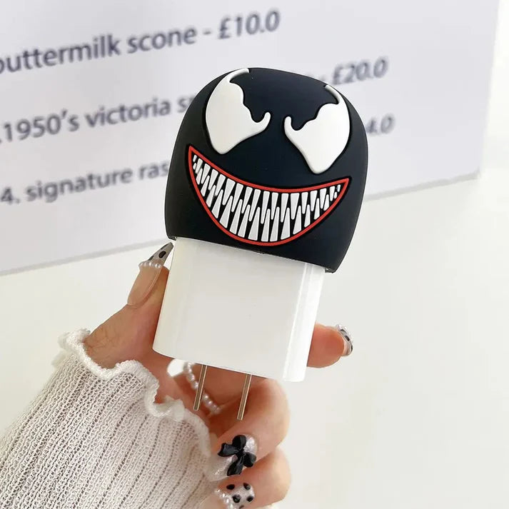 Marvel Venom - iPhone 18-20W Charger Adapter and Cable Protector Case