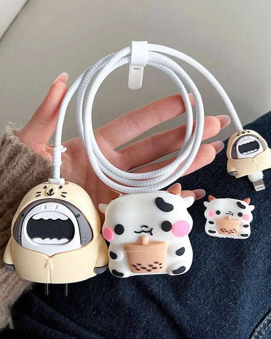 Shark - iPhone Charger Case and Cable Protector