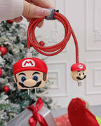 Super Mario (Red) - iPhone Charger Case and Cable Protector