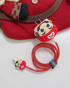 Super Mario (Red) - iPhone Charger Case and Cable Protector