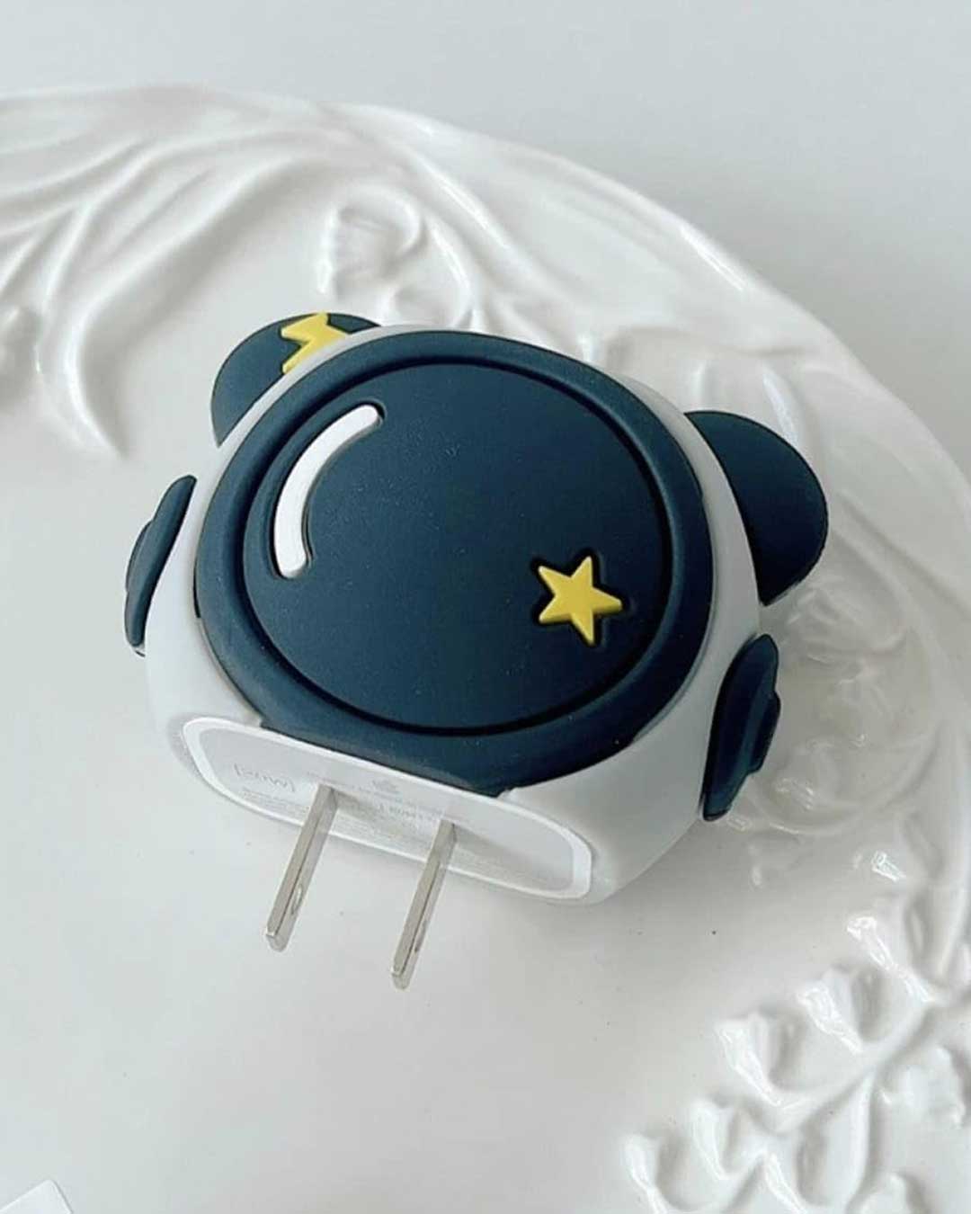 Astronaut II - iPhone Charger Case and Cable Protector - Black