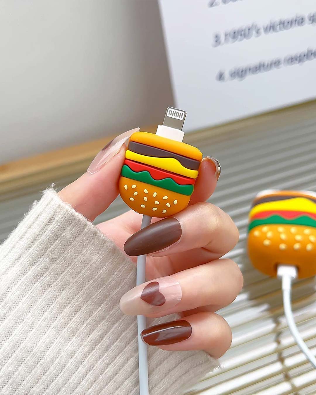 Burger Lover's - iPhone Charger Case and Cable Protector