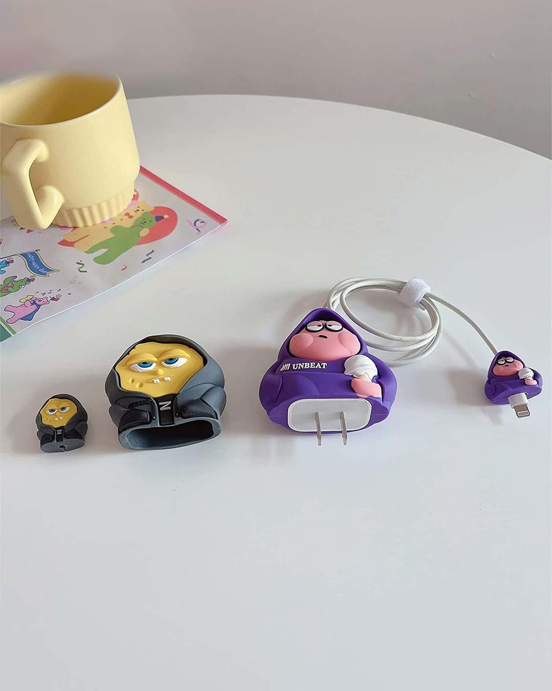 Spongebob Patrick - iPhone Charger Case and Cable Protector