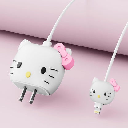 KT Cat - iPhone 18-20W Charger Adapter and Cable Protector Case