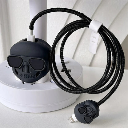 Drip Skull - iPhone 18-20W Charger Adapter and Cable Protector Case