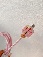 Ice Cream - iPhone 18-20W Charger Adapter and Cable Protector Case