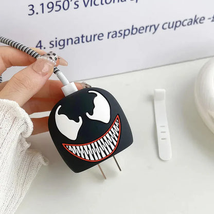 Marvel Venom - iPhone 18-20W Charger Adapter and Cable Protector Case