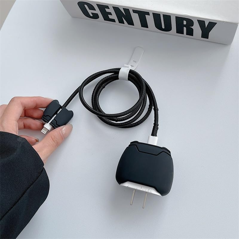 Gamepad (Black) - iPhone 18-20W Charger Adapter and Cable Protector Case