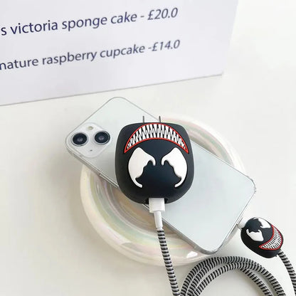 Marvel Venom - iPhone 18-20W Charger Adapter and Cable Protector Case