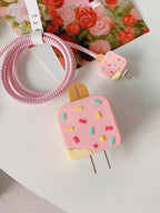 Ice Cream - iPhone 18-20W Charger Adapter and Cable Protector Case