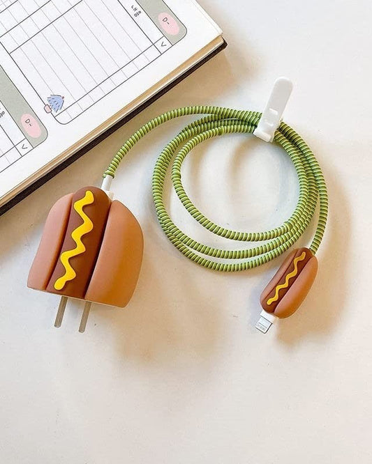 Hot Dog - iPhone Charger Case and Cable Protector
