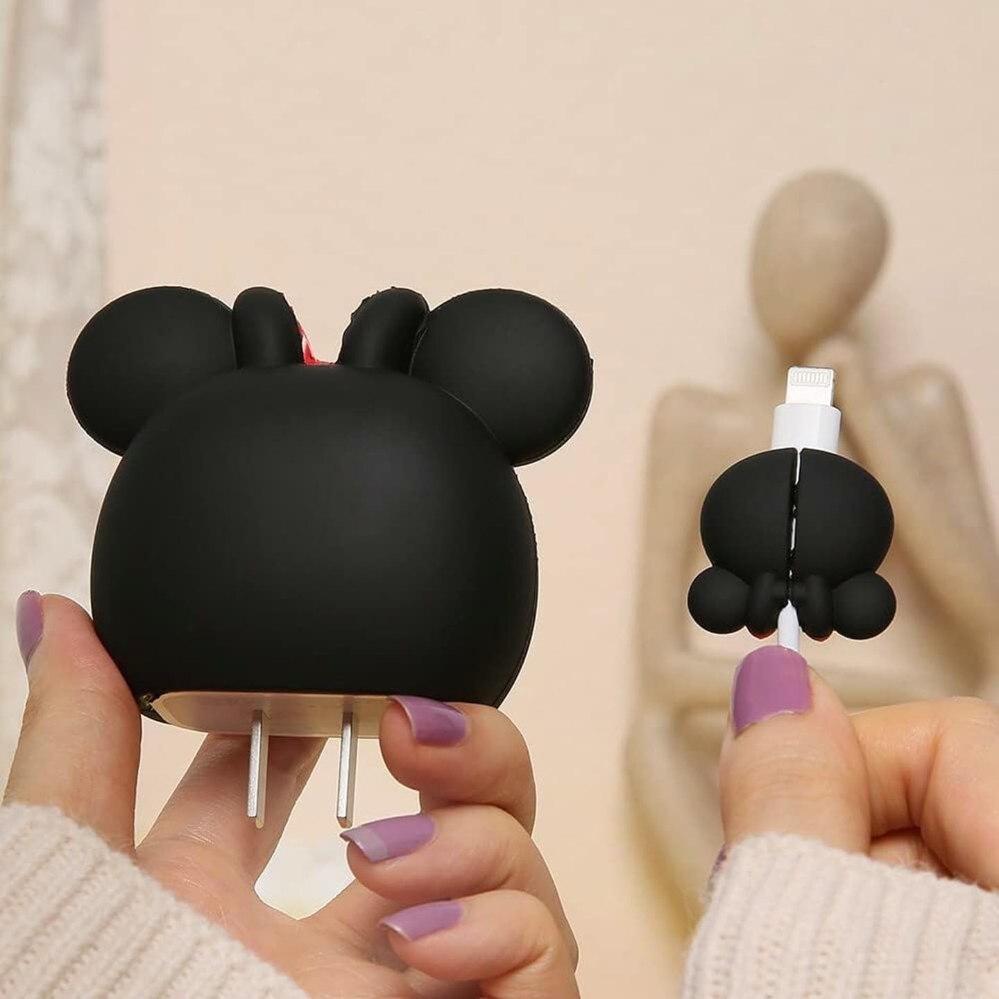 "Mini Muse" iPhone 18-20W Charger Adapter and Cable Protector Case