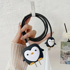 BLACK PENGUIN - iPhone 18-20W Charger Adapter and Cable Protector Case