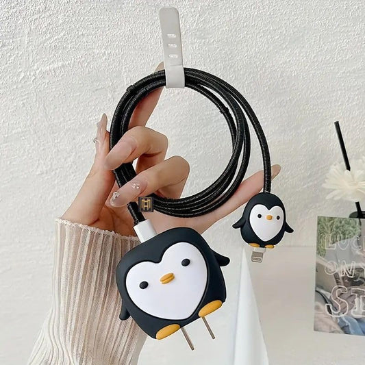 BLACK PENGUIN - iPhone 18-20W Charger Adapter and Cable Protector Case