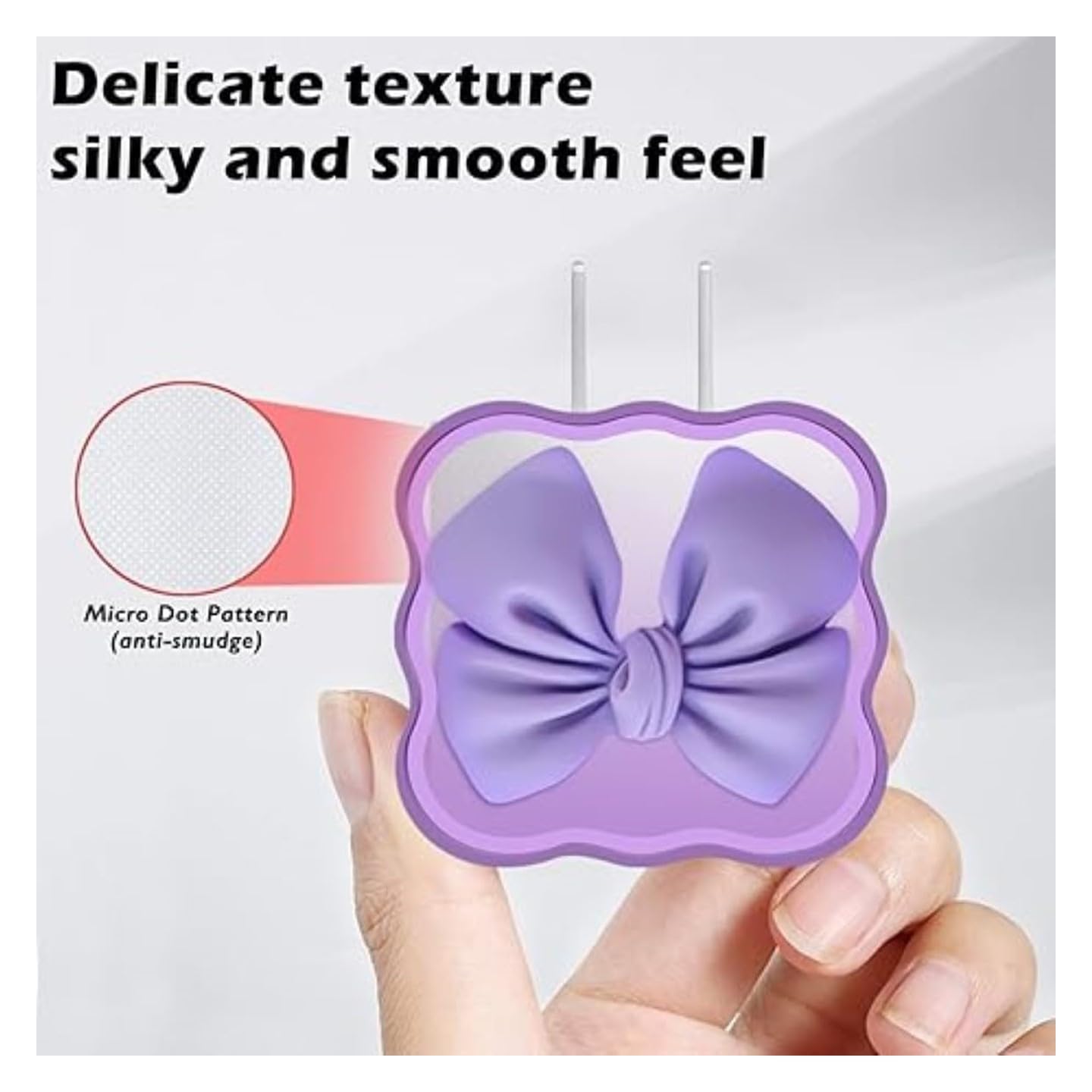 Bow PRPL, Designer - iPhone 18-20W Charger Adapter and Cable Protector Case