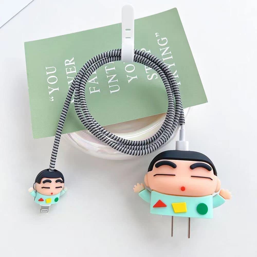 ShinChan  - iPhone 18-20W Charger Adapter and Cable Protector Case