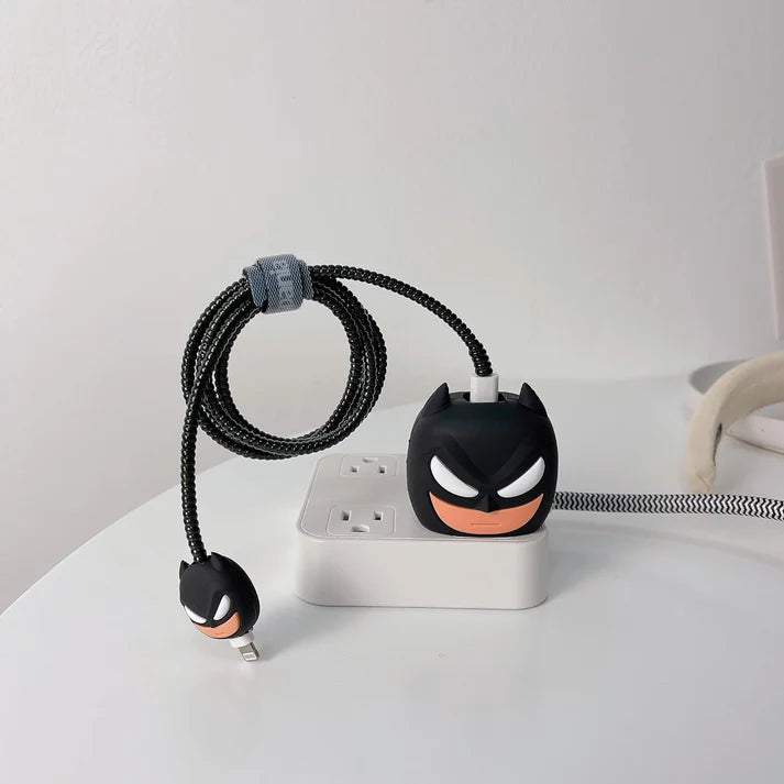 Batman - iPhone 18-20W Charger Adapter and Cable Protector Case