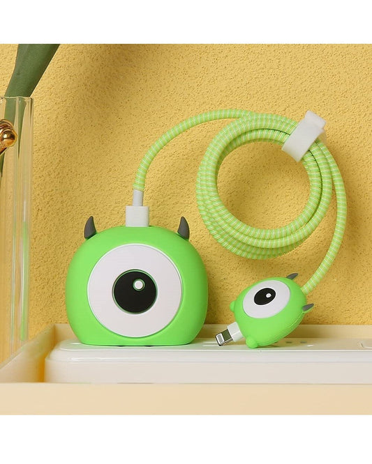 Green Monster - iPhone Charger Case And Cable Protector
