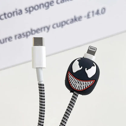 Marvel Venom - iPhone 18-20W Charger Adapter and Cable Protector Case