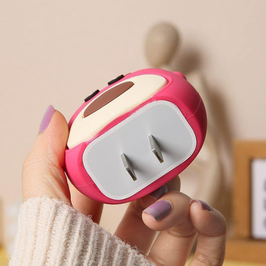 Pink Bear - iPhone 18-20W Charger Adapter and Cable Protector Case