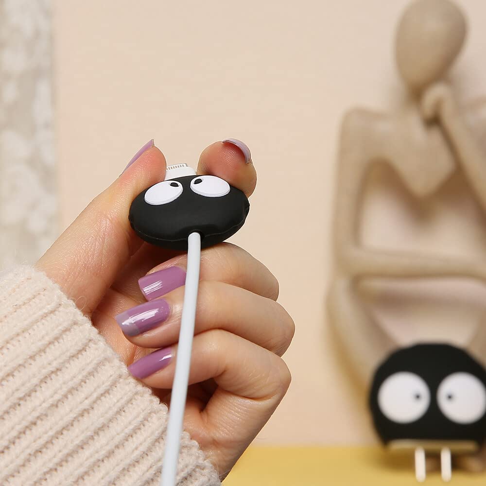 Eyes Black- iPhone 18-20W Charger Adapter and Cable Protector Case