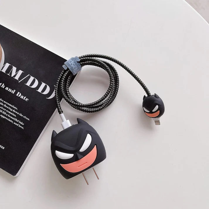 Batman - iPhone 18-20W Charger Adapter and Cable Protector Case