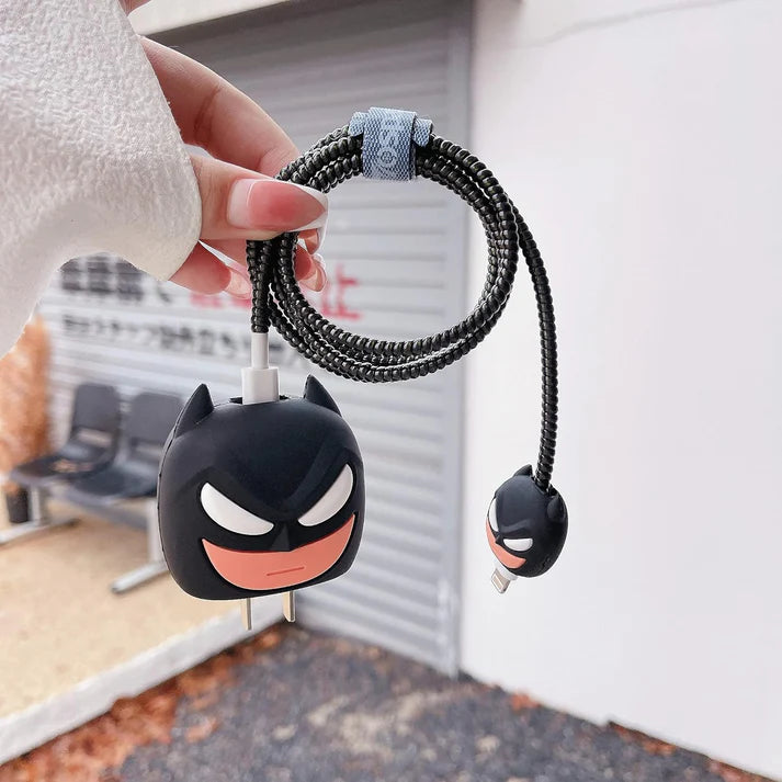 Batman - iPhone 18-20W Charger Adapter and Cable Protector Case