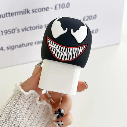 Marvel Venom - iPhone 18-20W Charger Adapter and Cable Protector Case