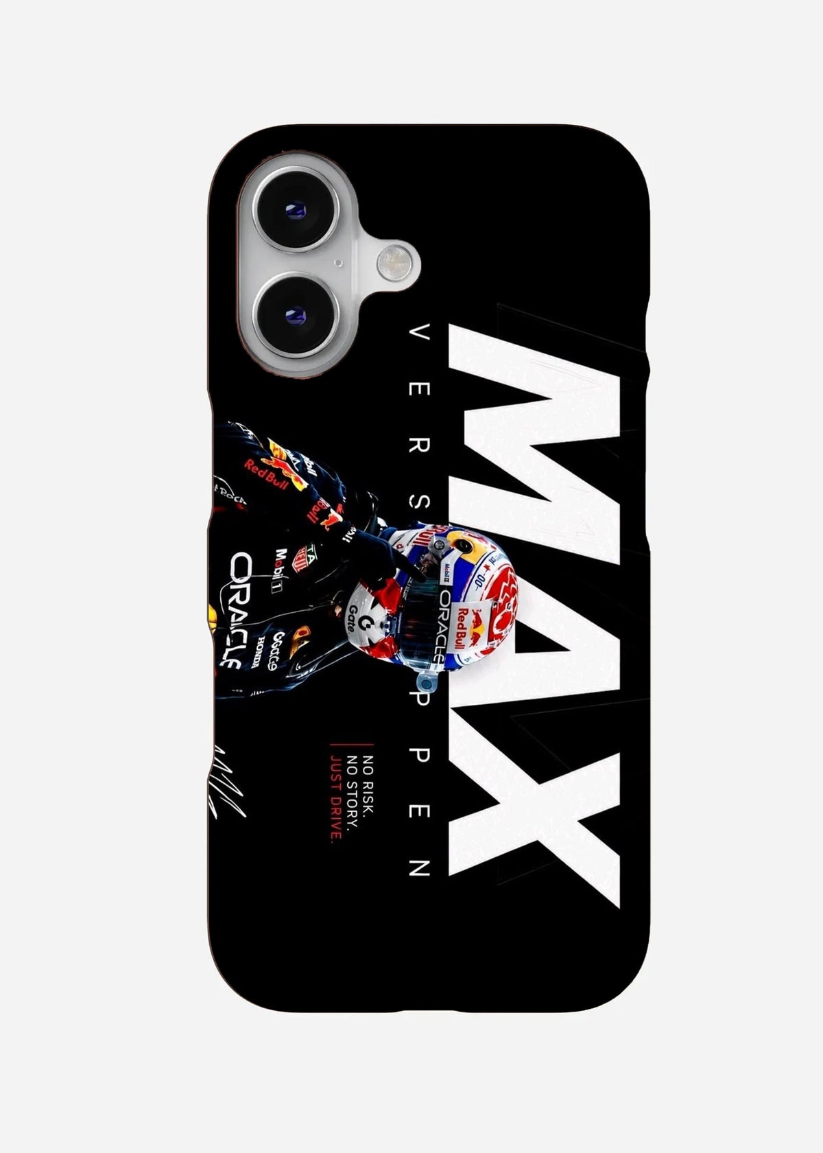 Max Verstappen No Risk Just Drive Case